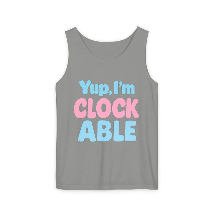 Unisex The "I'm CLOCKABLE" Tank Top