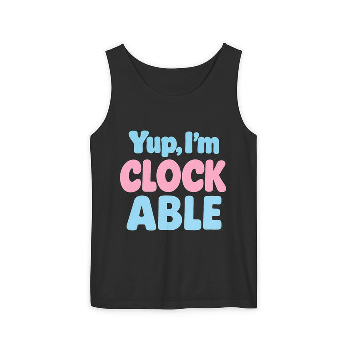 Unisex The "I'm CLOCKABLE" Tank Top