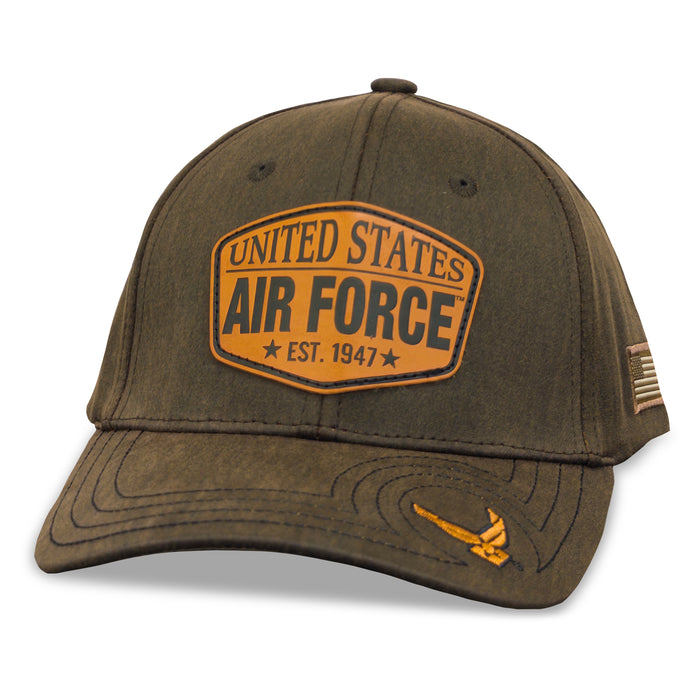 United States Air Force Waxed Cotton Hat (Brown)