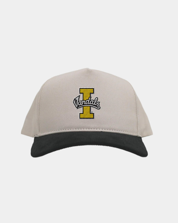 University of Idaho Cream Black Cord Brim Fade Hat
