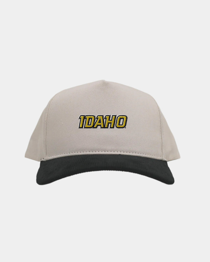 University of Idaho Cream Black Cord Brim Fade Hat