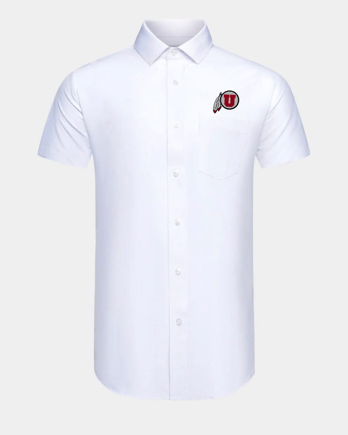 UofU Phenom Classic White Short Sleeve Dress Shirt