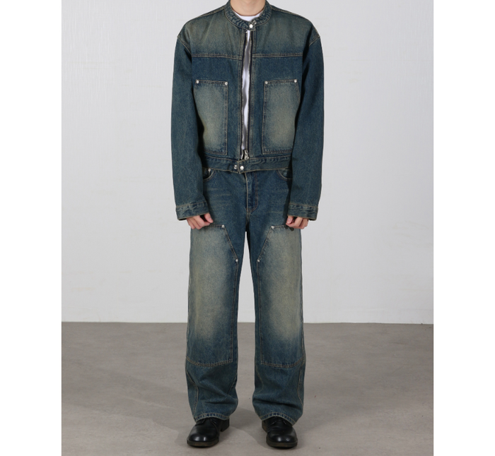 Utility Fade Denim Set-up