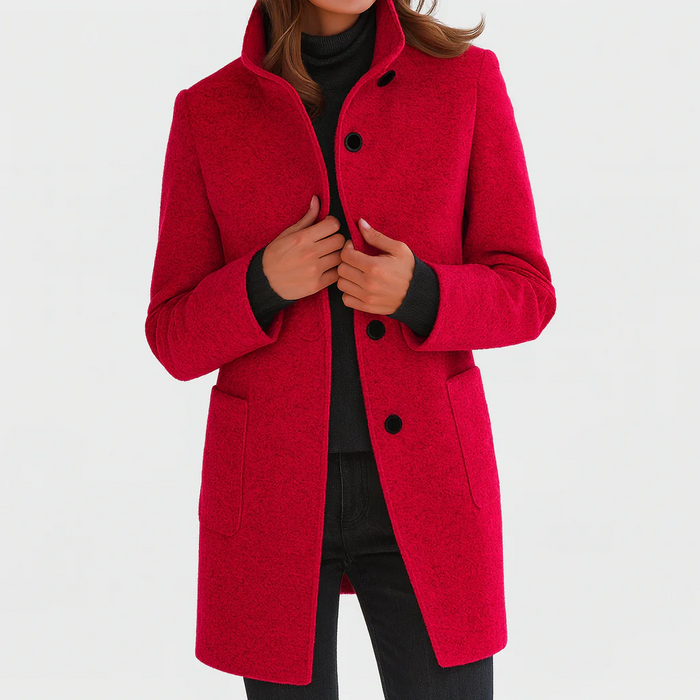 Valentina - Women's Comfortable High Collar Jacket