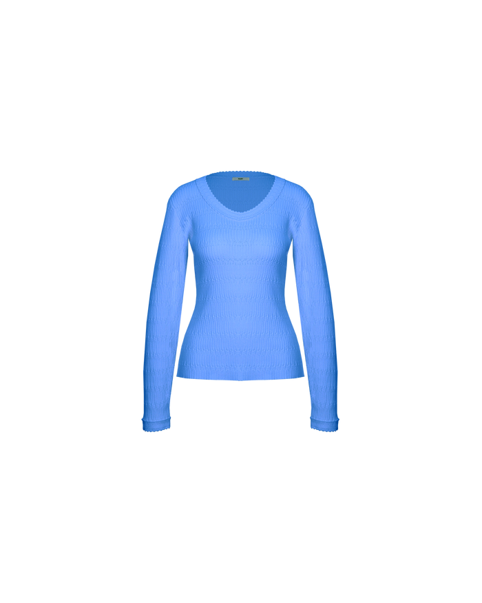 VANYA LONG SLEEVE PERIWINKLE