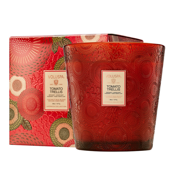 Voluspa Candle Tomato Trellis 3W Hearth Jar