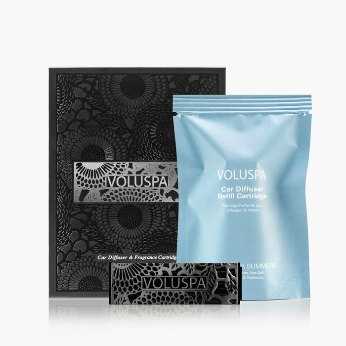 Voluspa Car Diffuser Starter Kit California Summers