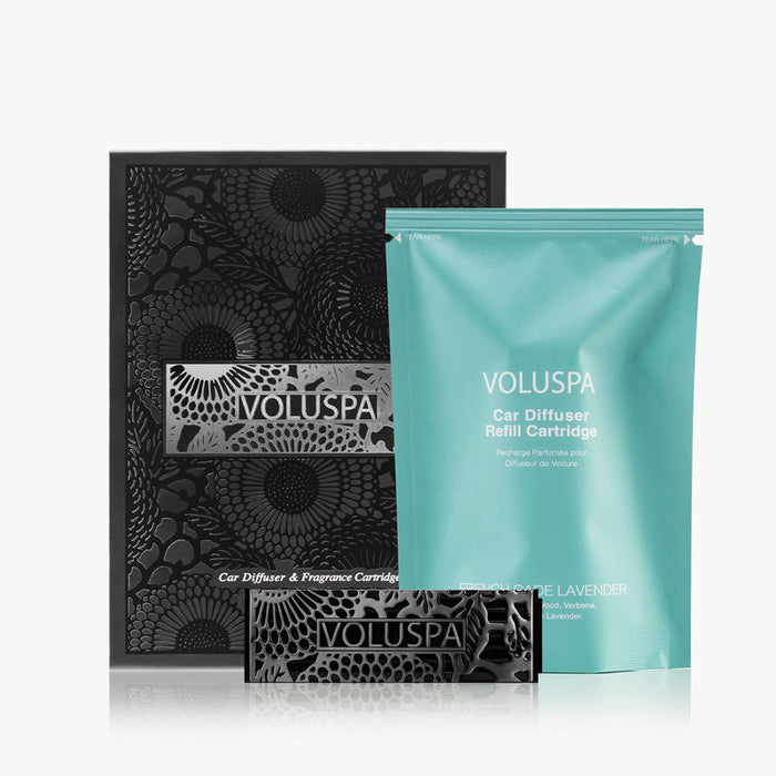 Voluspa Car Diffuser Starter Kit French Cade Lavender