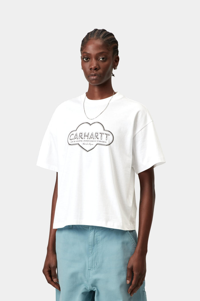 W S/S Cloud Heart T-Shirt