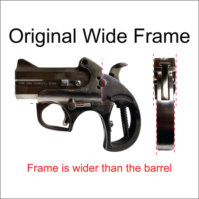 Walnut Inked Floral Standard Bond Arms Derringer Grips