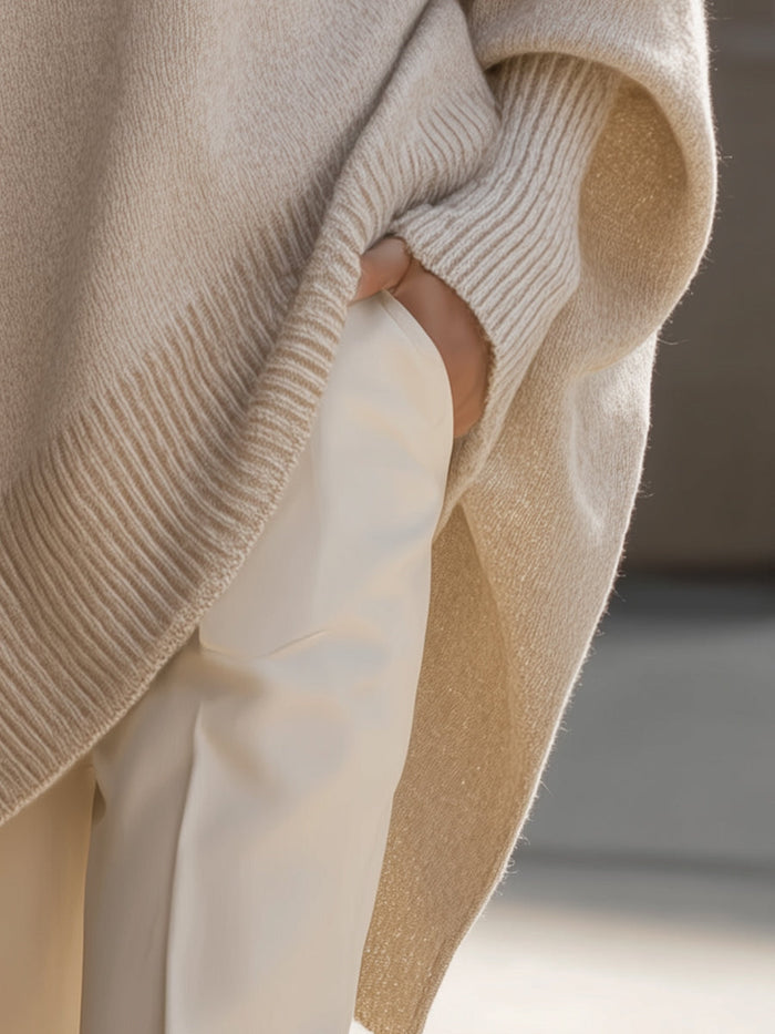 Wanwen | Sophisticated Mixed Wool Sweater
