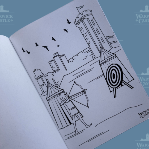 Warwick Castle Colouring Book