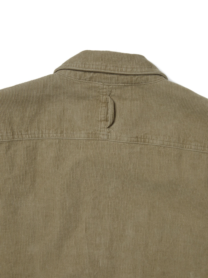 Washed Corduroy Zip Jacket