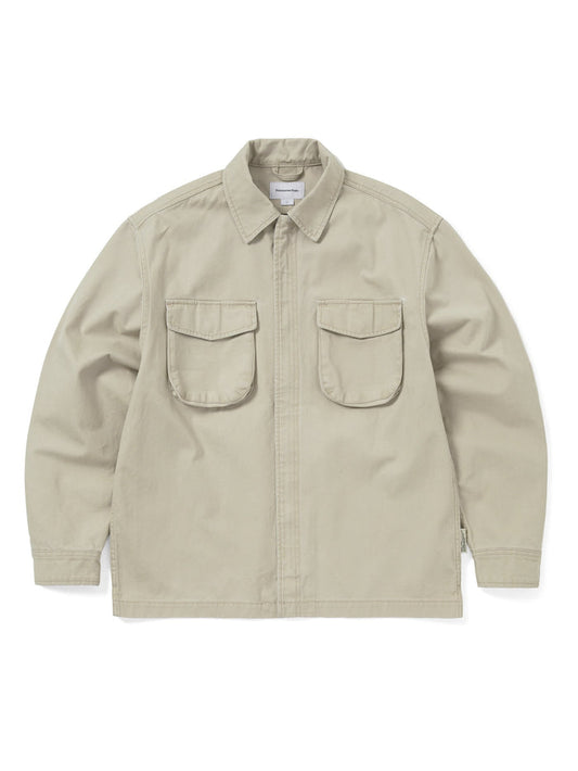 Washed Zip Shirt