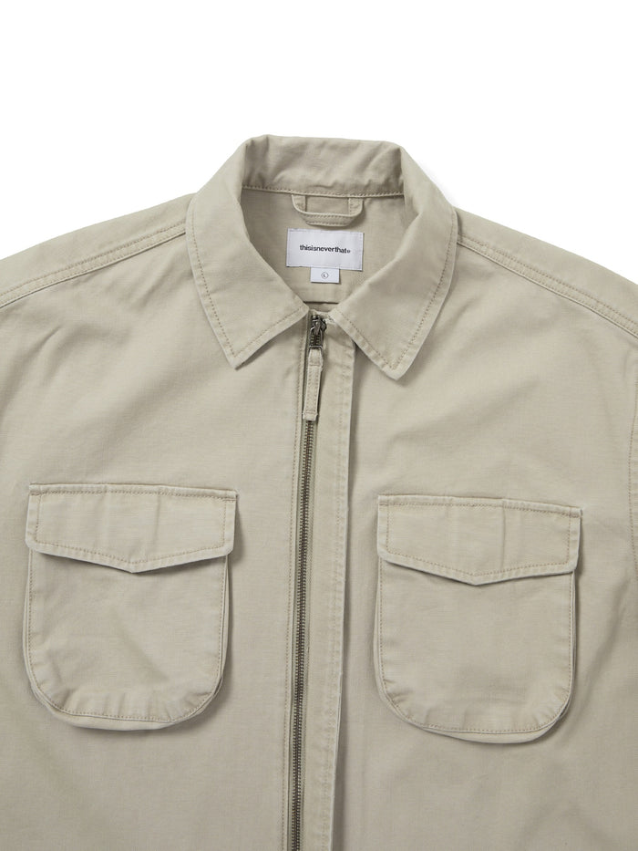 Washed Zip Shirt