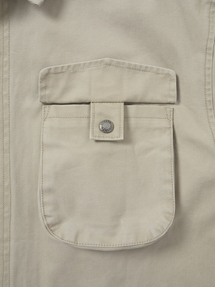 Washed Zip Shirt