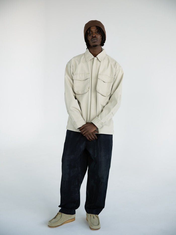 Washed Zip Shirt
