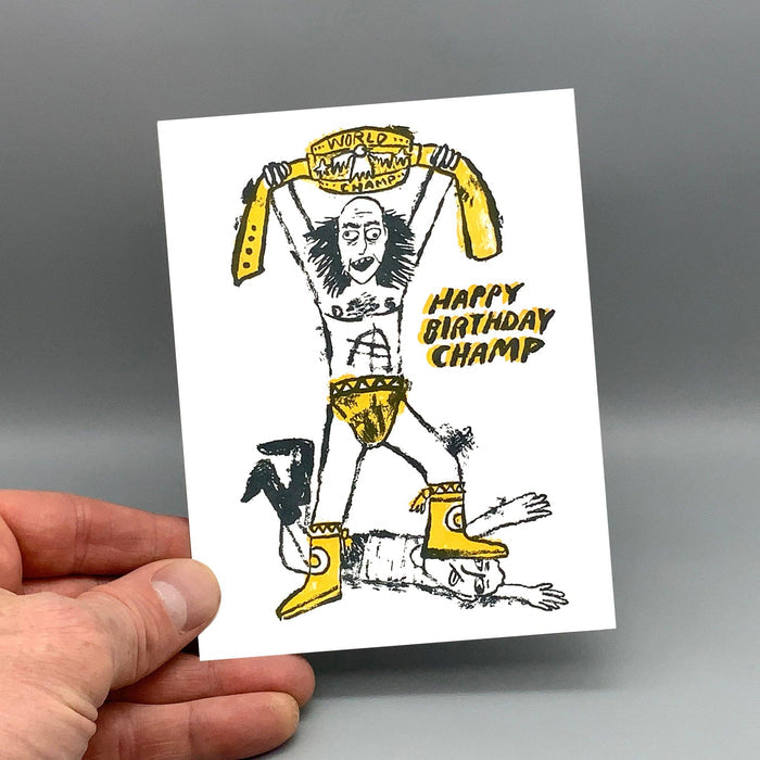 Westland Press Birthday Card - Champ