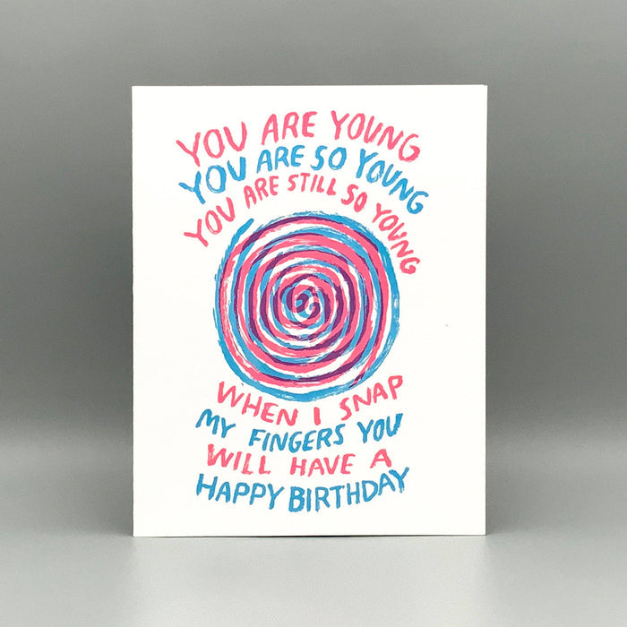 Westland Press Birthday Card - Hypnotized