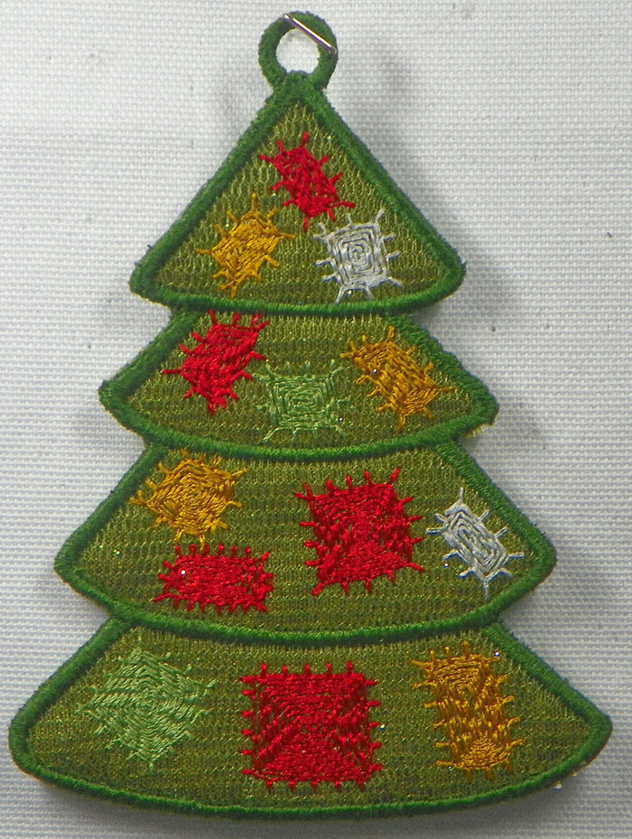 Whimsy Christmas Ornaments [4x4] # 10012