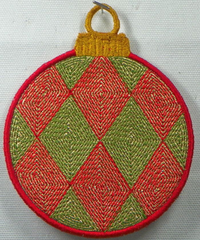 Whimsy Christmas Ornaments [4x4] # 10012
