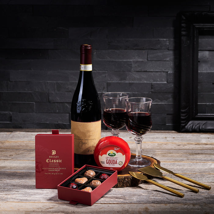 Wine Pairing Gift Set, wine gift, gourmet gift, wine and cheese