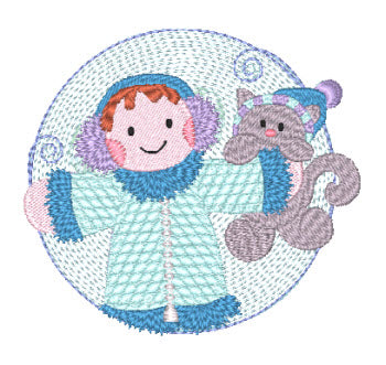 Winter Circles [4x4] #  10885