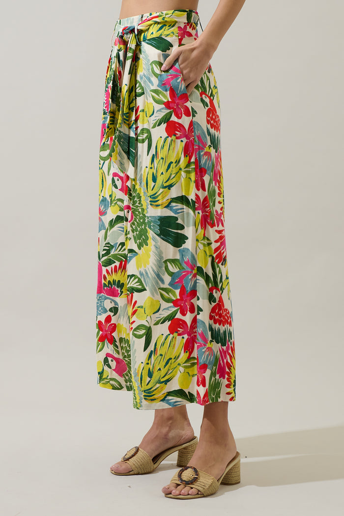 Wissa Tropical Bien Wide Leg Pants
