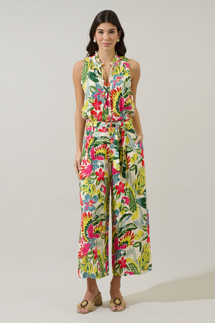 Wissa Tropical Bien Wide Leg Pants