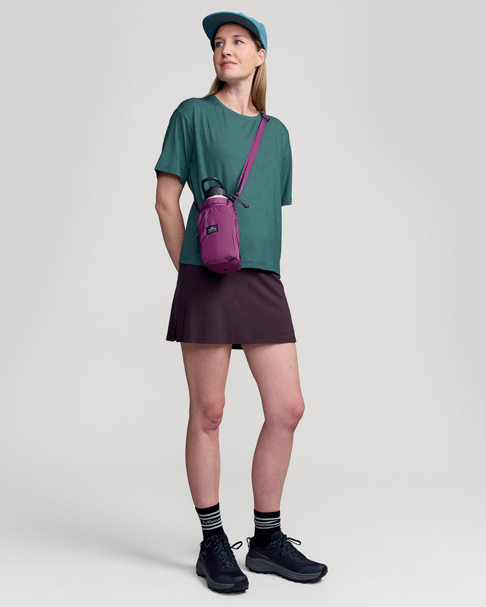 Women’s Anytime Boxy T - shirt - Deep Lagoon Marle