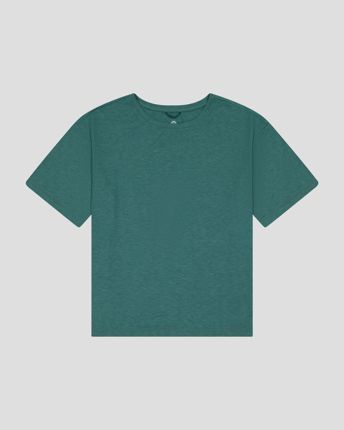 Women’s Anytime Boxy T - shirt - Deep Lagoon Marle