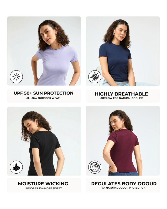Women's Bamboo Cloud Crew Neck T-Shirt