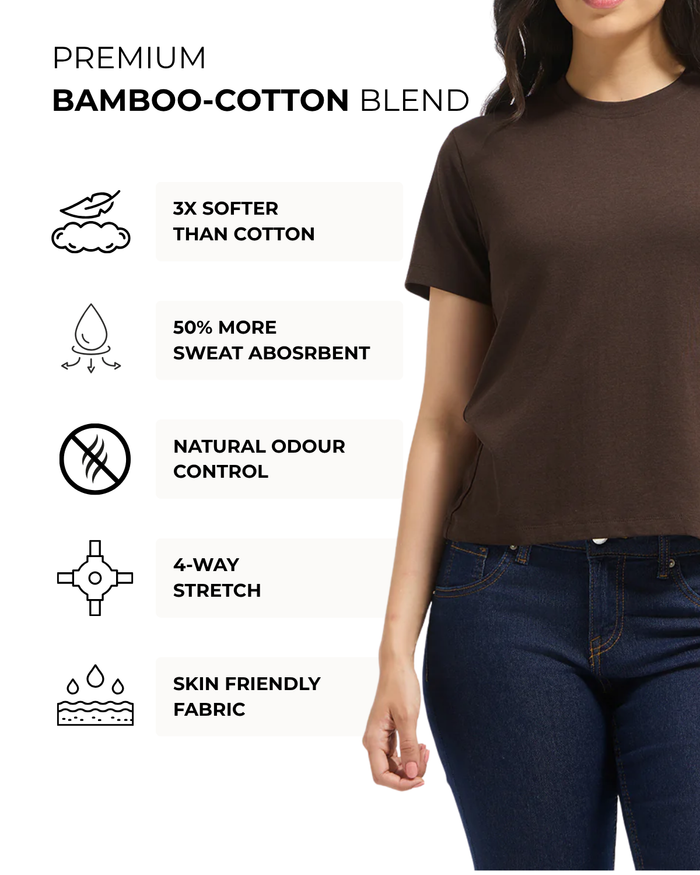 Women's Bamboo Cloud Crew Neck T-Shirt