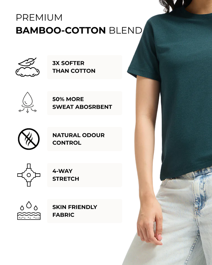 Women's Bamboo Cloud Crew Neck T-Shirt