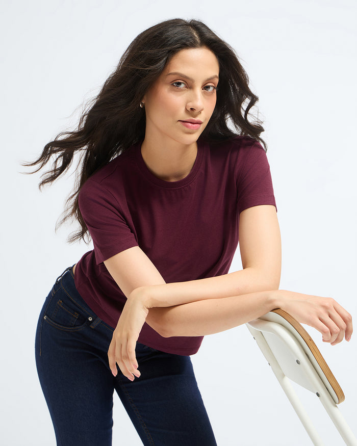 Women's Bamboo Cloud Crew Neck T-Shirt