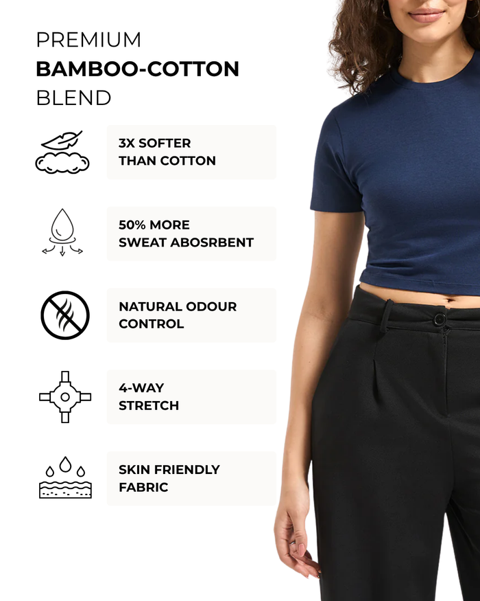 Women's Bamboo Cloud Crop Top