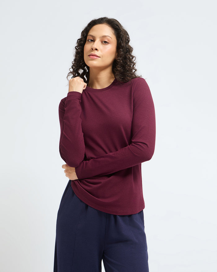 Women's Bamboo Cloud Full Sleeve T-Shirt