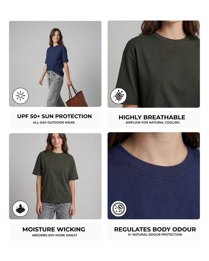 Women's Bamboo Cloud Oversized T-Shirt