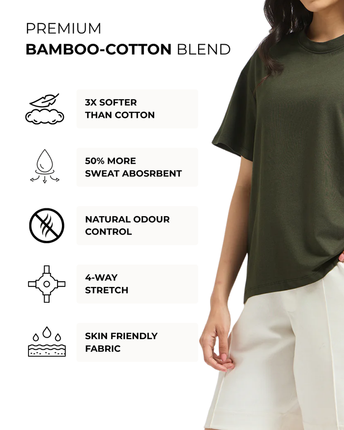 Women's Bamboo Cloud Oversized T-Shirt