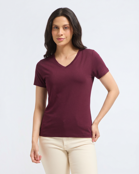 Women's Bamboo Cloud V-Neck T-Shirt