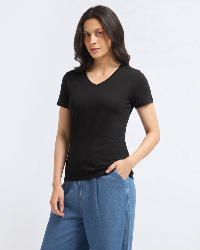 Women's Bamboo Cloud V-Neck T-Shirt