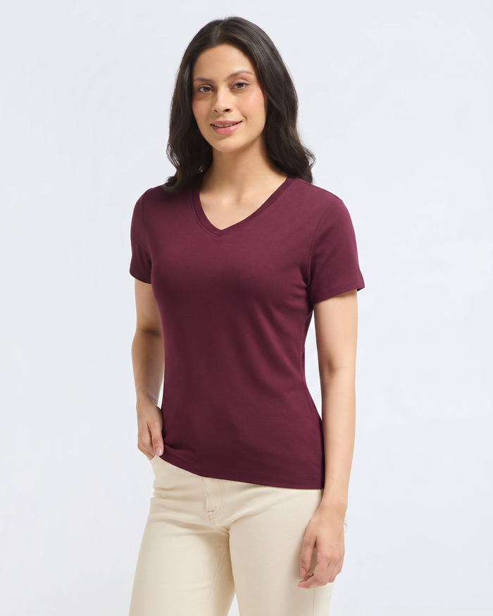 Women's Bamboo Cloud V-Neck T-Shirt