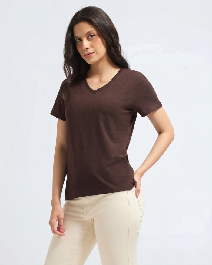 Women's Bamboo Cloud V-Neck T-Shirt