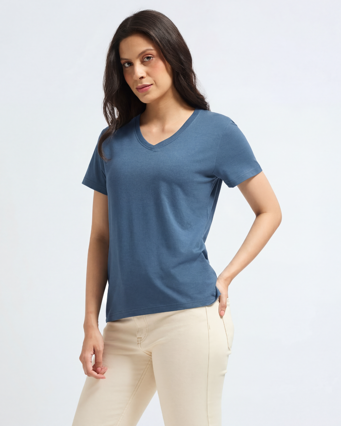 Women's Bamboo Cloud V-Neck T-Shirt