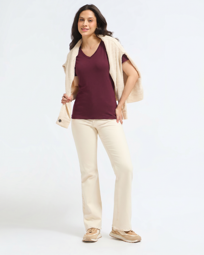 Women's Bamboo Cloud V-Neck T-Shirt