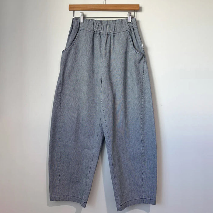 Women's Cotton Arc Pants - Blue Stripe