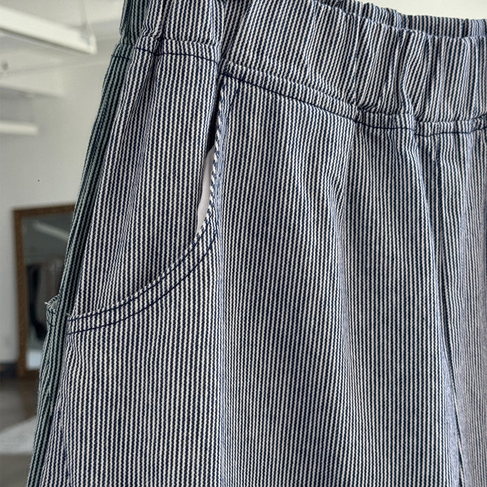 Women's Cotton Arc Pants - Blue Stripe