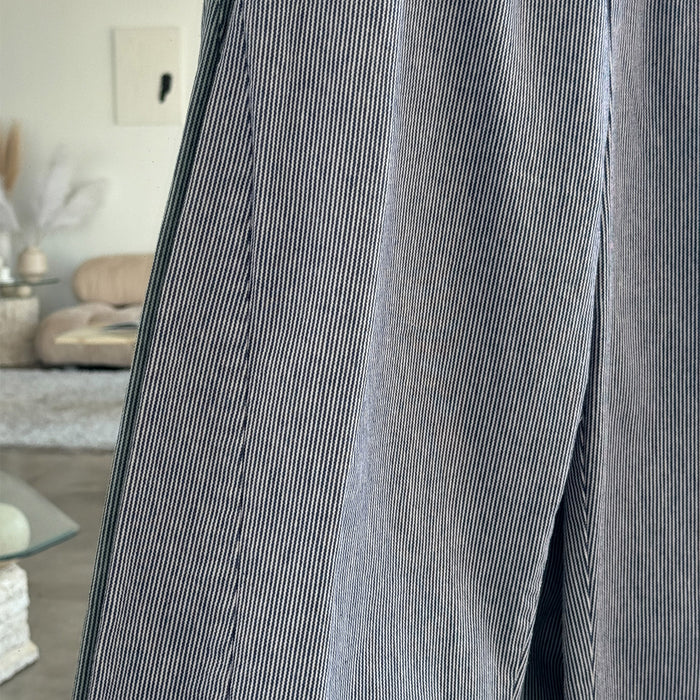 Women's Cotton Arc Pants - Blue Stripe