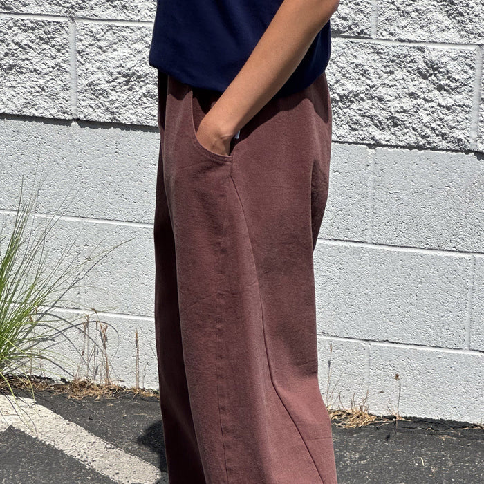 Women's Cotton Arc Pants - Chocolate