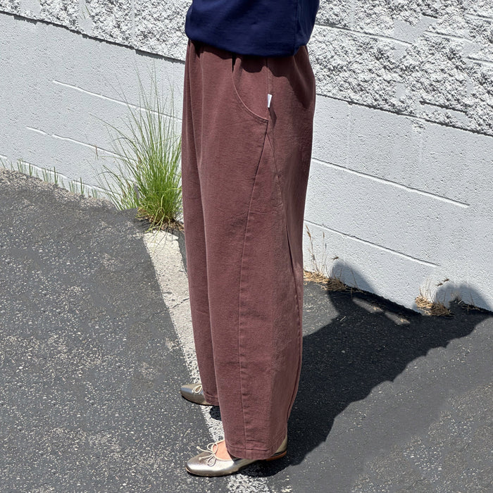 Women's Cotton Arc Pants - Chocolate